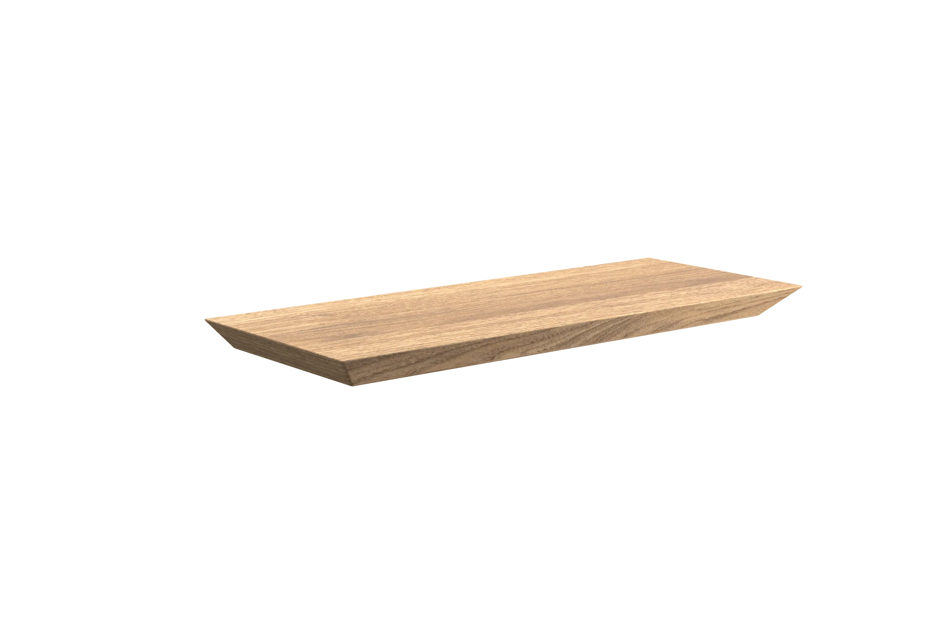 Balmani Mitra étagère murale placage chêne naturel 40 x 16 cm